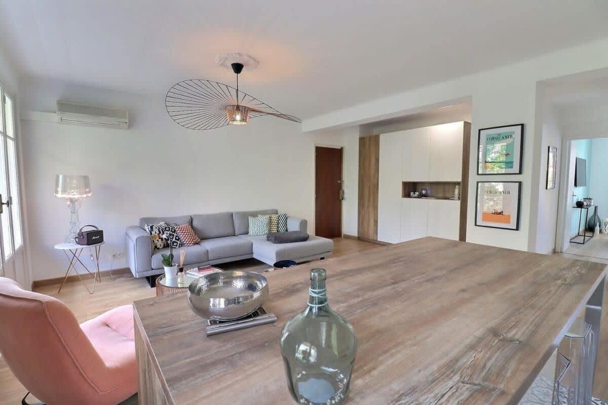 Charmant T2 Avec Balcon - Parking, Ac, Wifi Ajaccio  Exterior photo